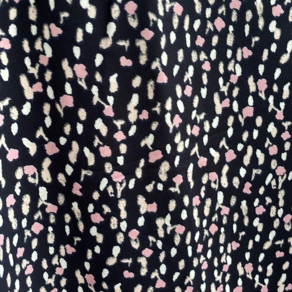 EUC Ann Taylor navy with pink and white for detail with long sleeves size 12 - Picture 4 of 6